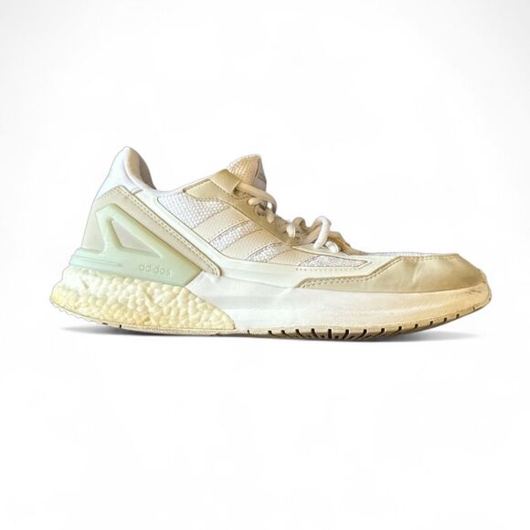 Adidas Nebzed Super Boost GX3139 Off White Running Shoes‎ Size 10.5 - Picture 1 of 15